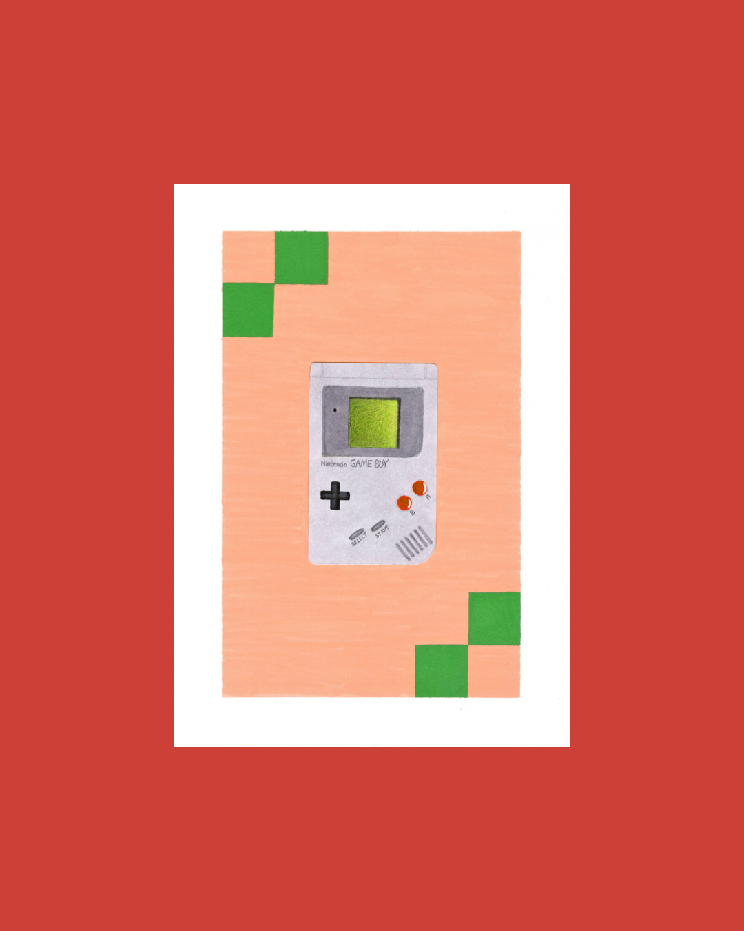 Konsttryck: Game Boy Original