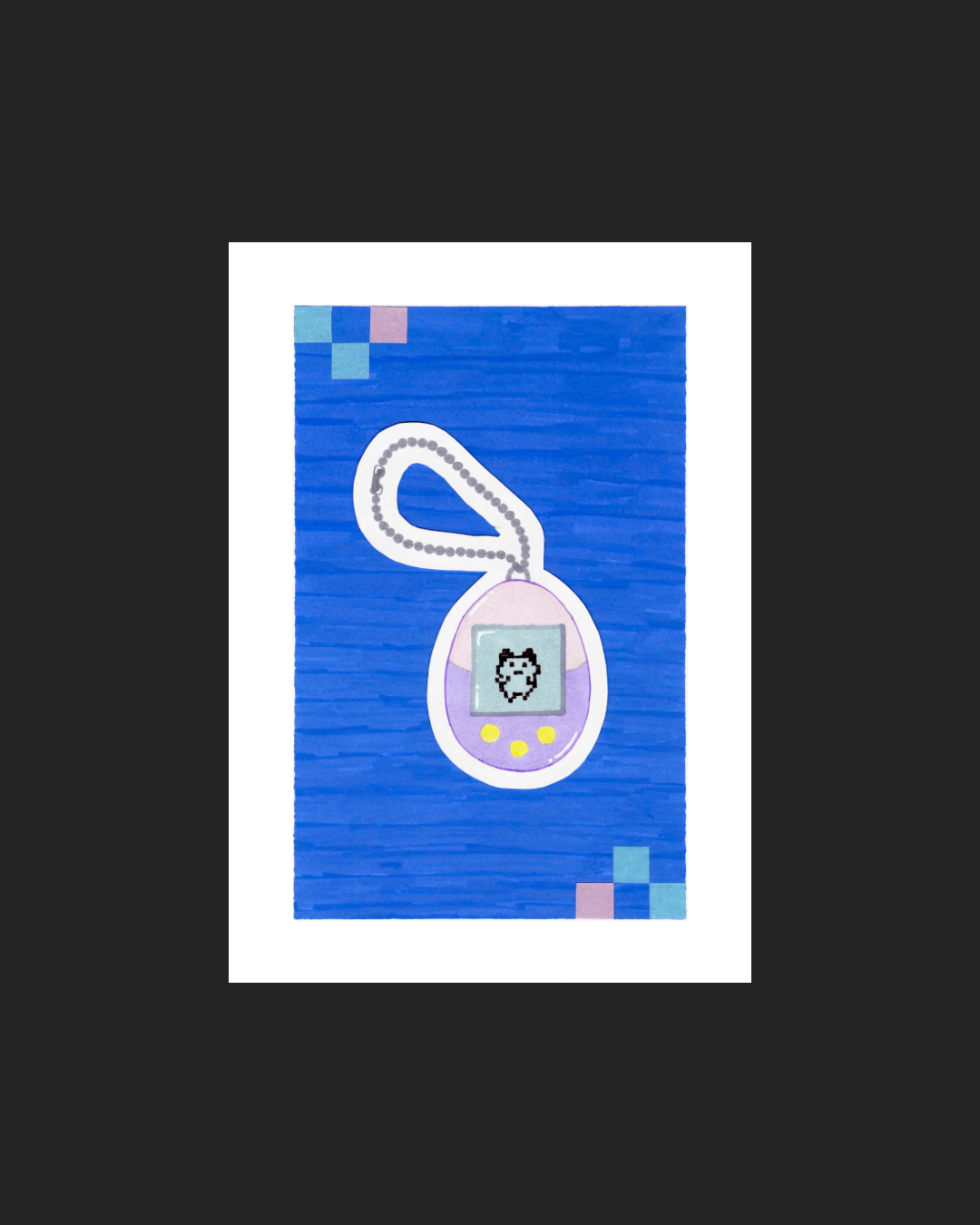 Konsttryck: Tamagotchi
