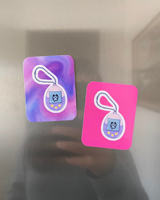 Kylskåpsmagnet: Tamagotchi