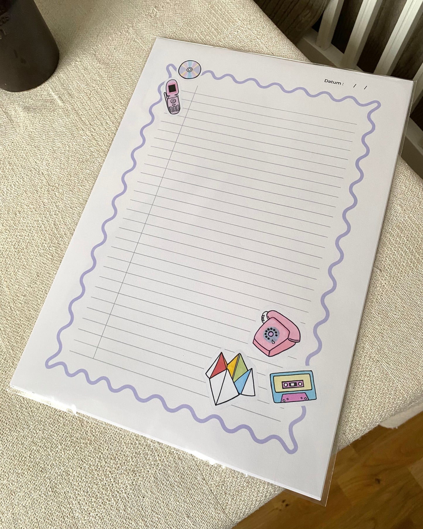 Brevpapper: Nostalgi (A4 + kuvert)