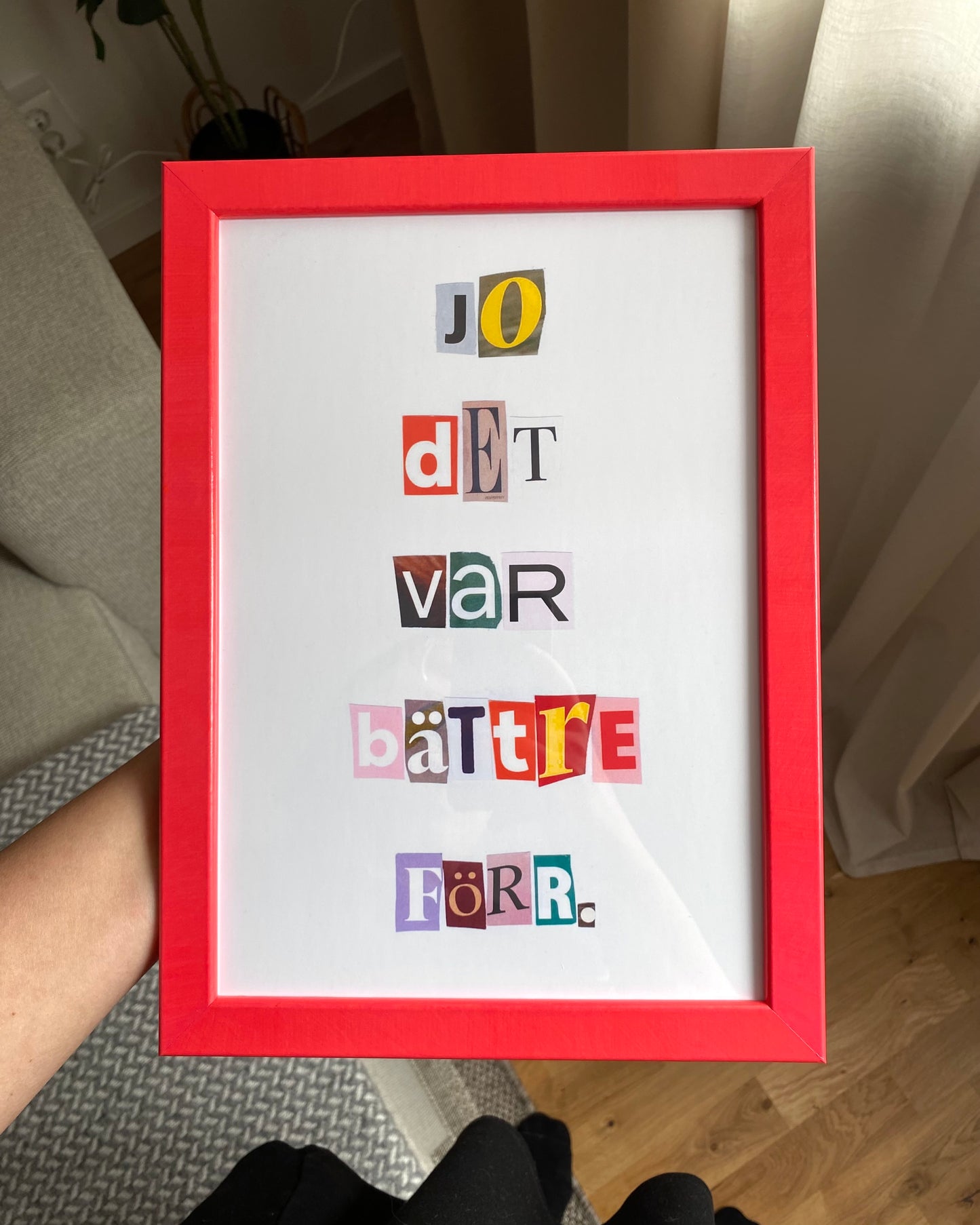 Inramat verk: Bättre förr
