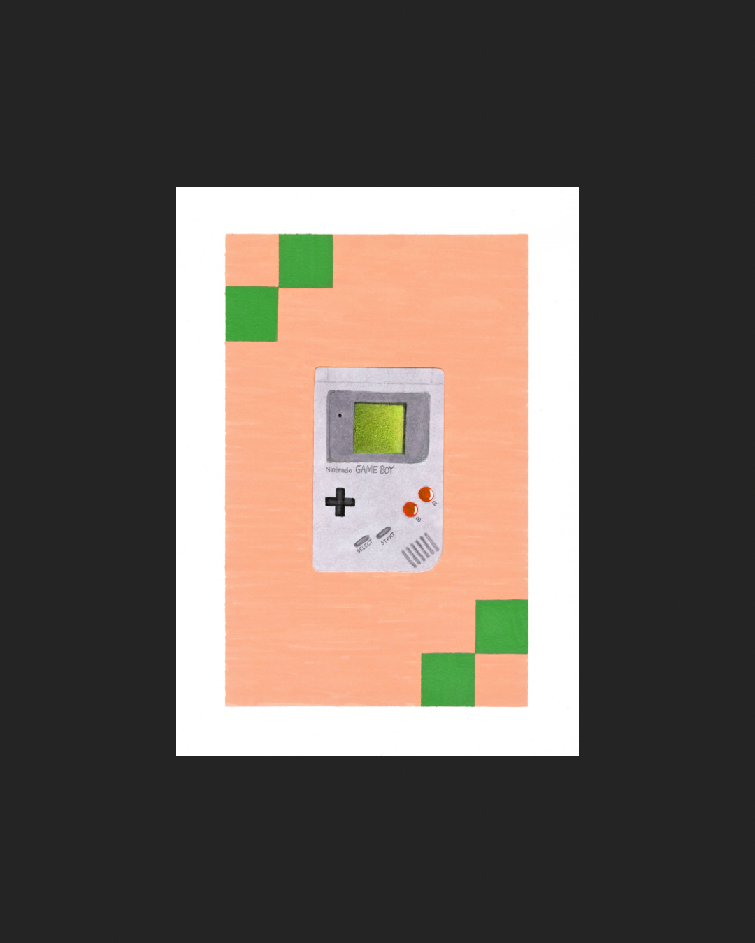 Konsttryck: Game Boy Original